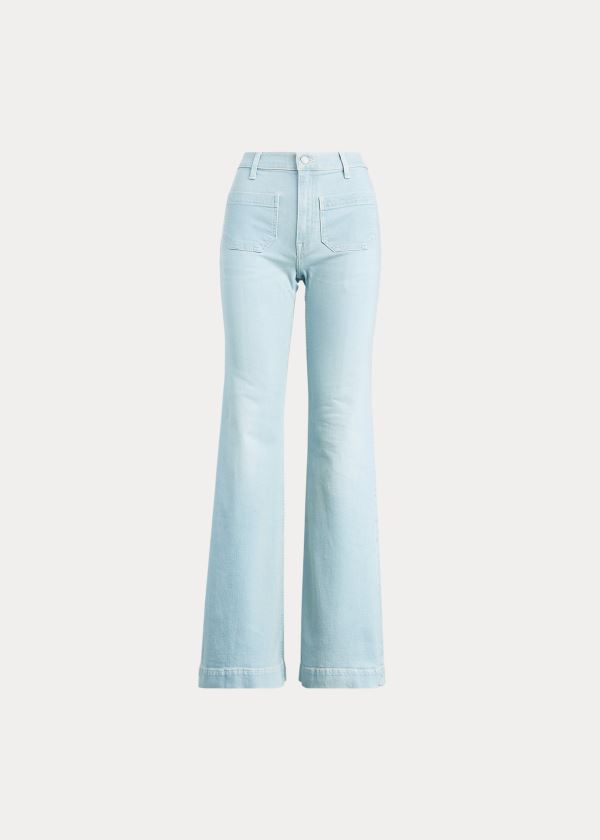 Polo Ralph Lauren Fionna Wide-Leg Jeans Dame Danmark (QKBRE9864)